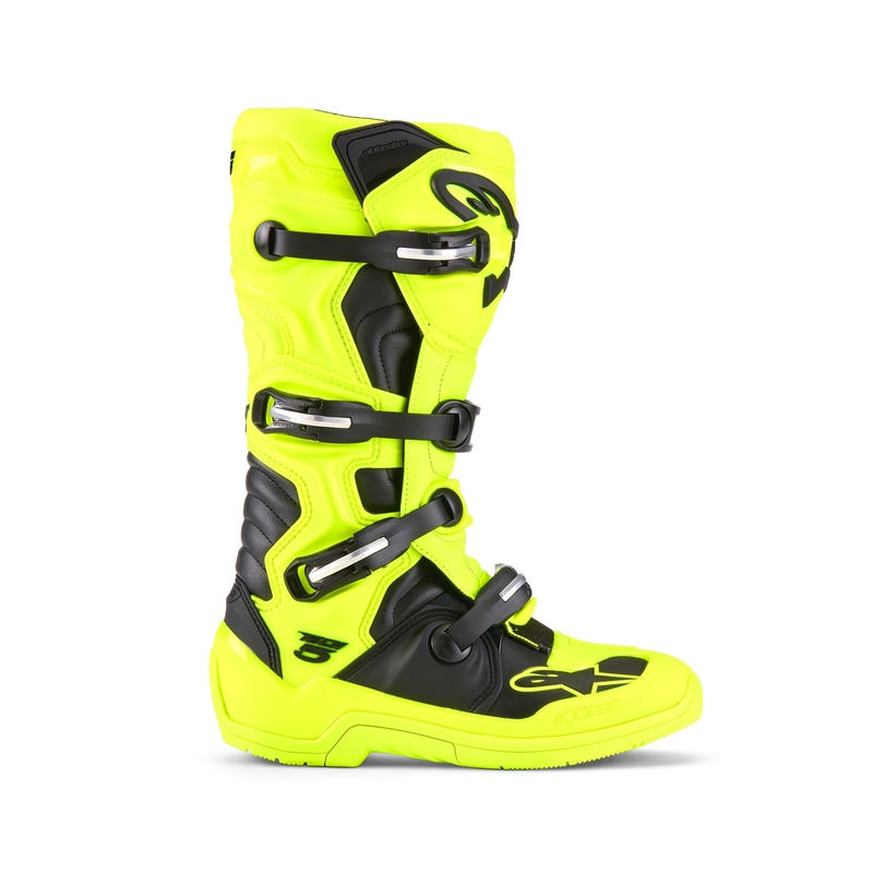 Alpinestars Tech 5 motorcykelstøvler fluo gul-sort