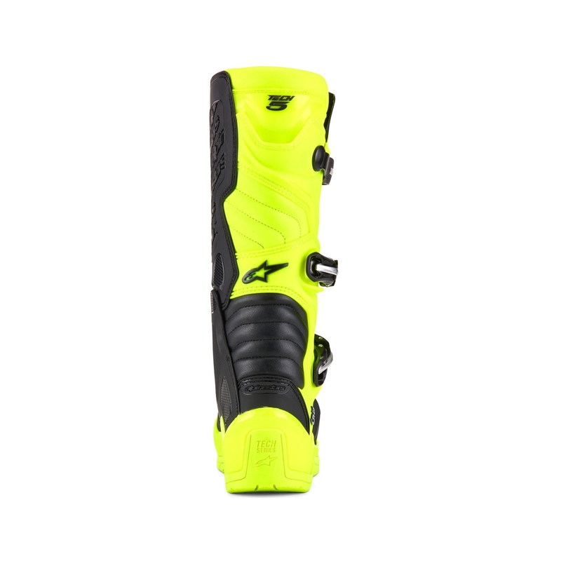 Alpinestars Tech 5 motorcykelstøvler fluo gul-sort