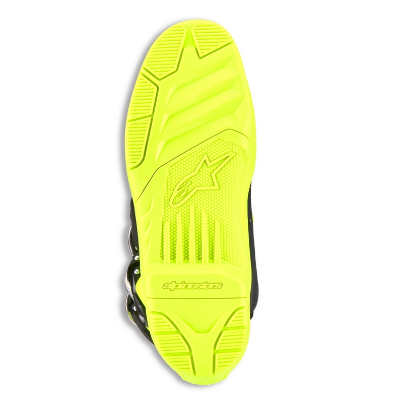 Alpinestars Tech 5 motorcykelstøvler fluo gul-sort