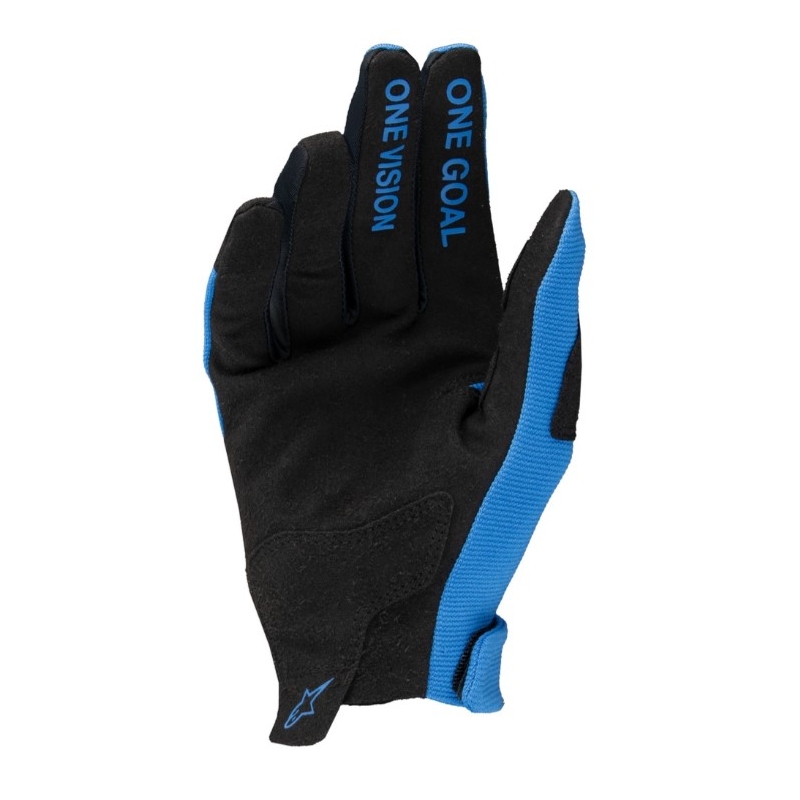 Alpinestars Radar motorcykelhandsker lyseblå-sort