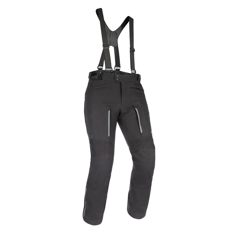 Oxford Advanced Hinterland DRY2DRY™ sorte korte motorcykelbukser