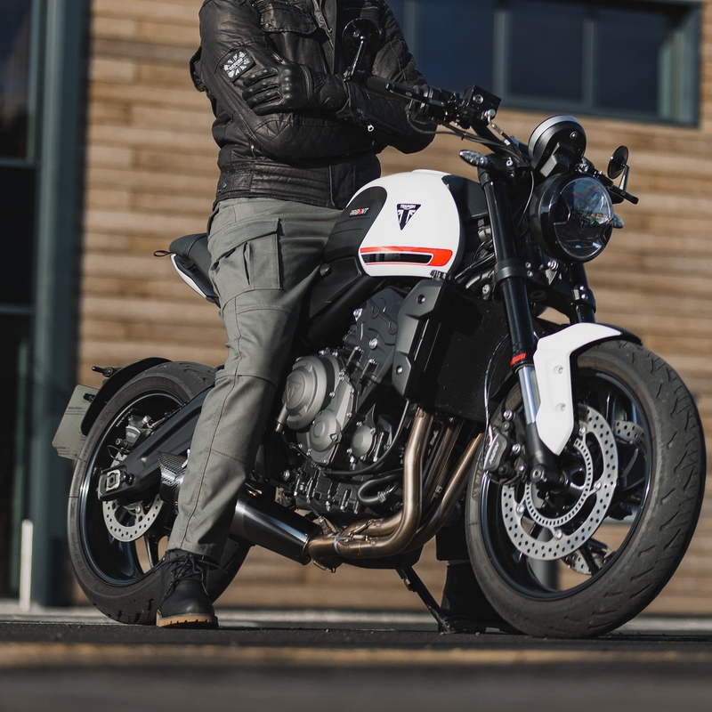 Oxford Original Approved Cargo AA khaki motorcykelbukser