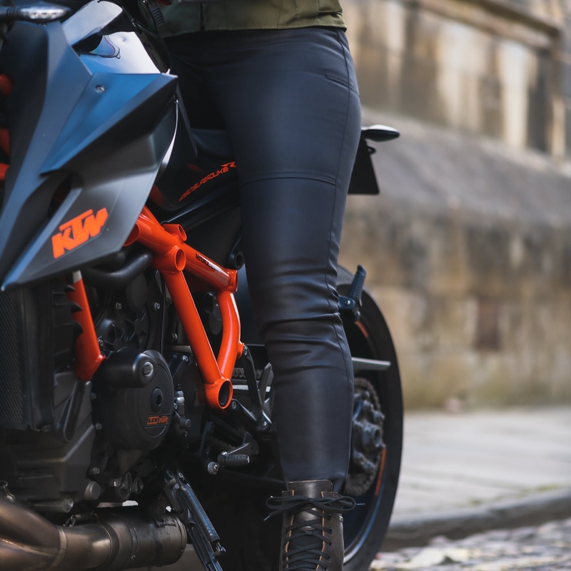 Oxford Original Approved Waxed Jeggings AA Sort