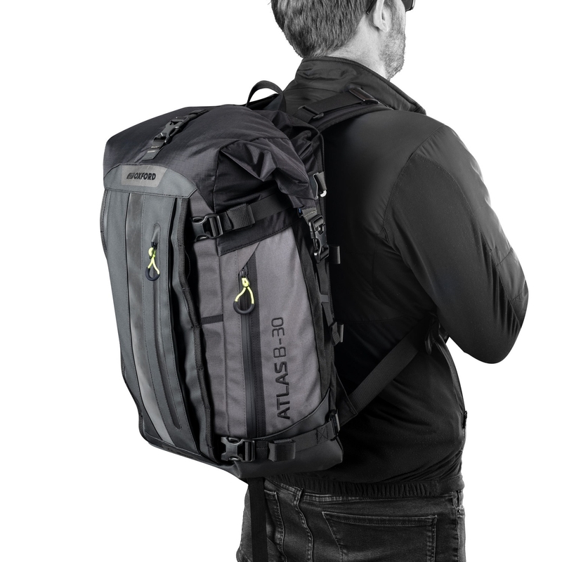 Motorcykeltaske Oxford Atlas B-30 Advanced Rygsæk 30 l sort