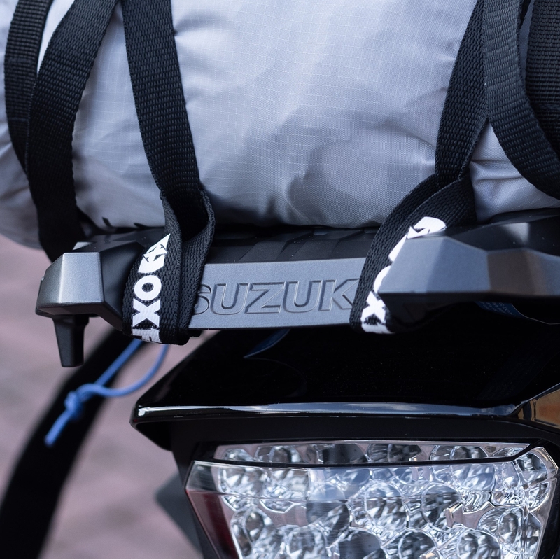 Oxford Atlas B-Clip bagageremme 2 stk sort 17 mm x 1,2 m