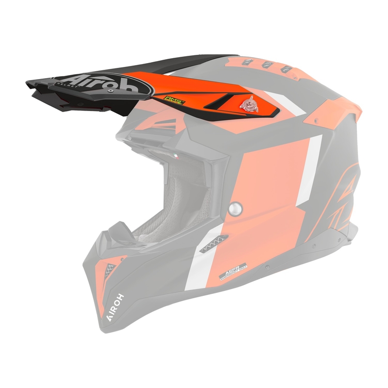 Hjelmvisir Airoh Aviator Glory mat orange