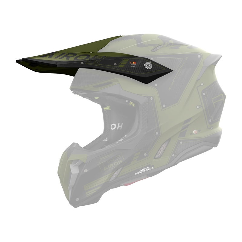 Hjelmvisir Airoh Twist 3 Military mat