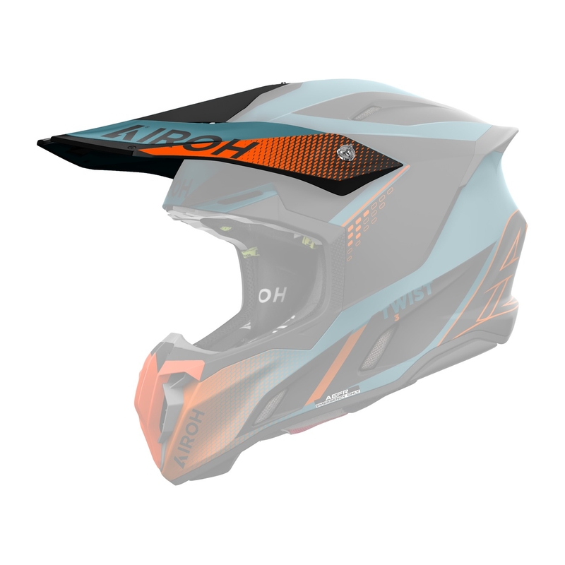 Hjelmvisir til Airoh Twist 3 Shard orange blank