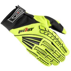 Motocrosshandsker Pilot Pioneer fluo gul-sort-rød