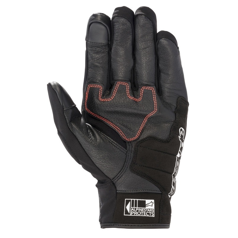 Alpinestars SMX Z Drystar Honda lysegrå-sort-blå-røde motorcykelhandsker