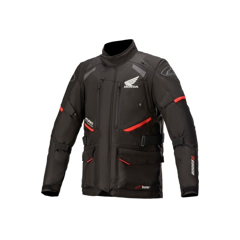 Motorcykeljakke Alpinestars Andes Drystar TECH-AIR 5 kompatibel Honda Collection sort-rød