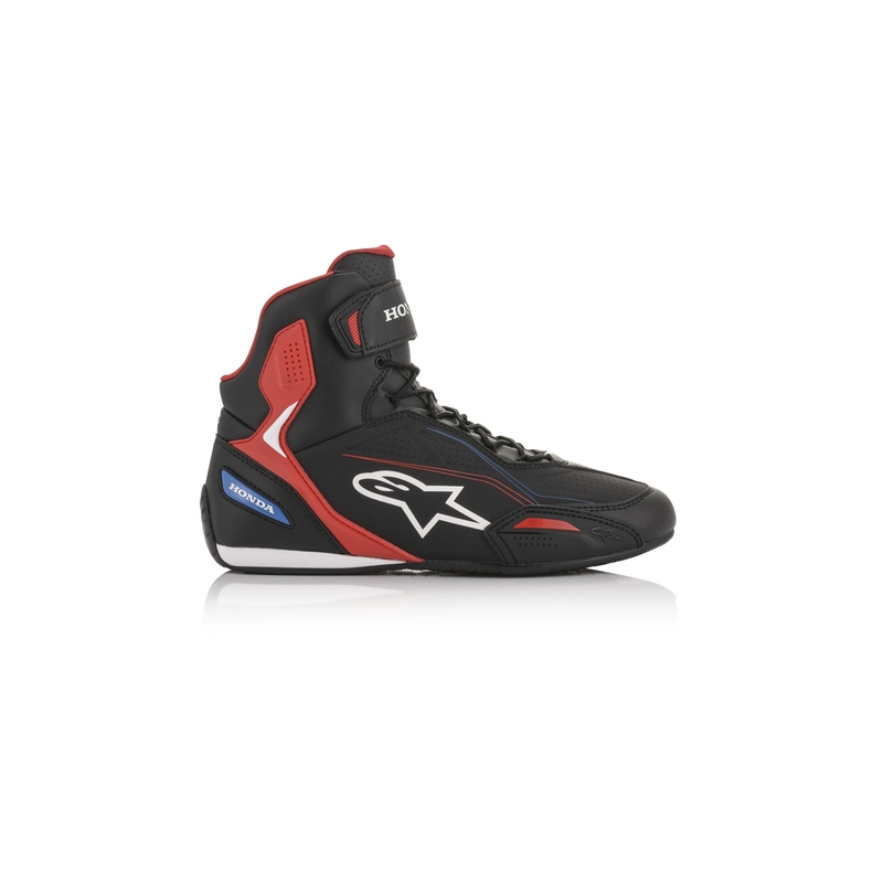 Alpinestars Faster-3 Honda-kollektionen sort-rød-blå motorcykelstøvler