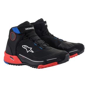 Alpinestars CR-X Drystar Honda Collection sort-rød-blå motorcykelstøvler