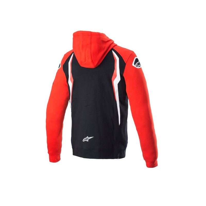 Alpinestars Honda rød og sort hættetrøje