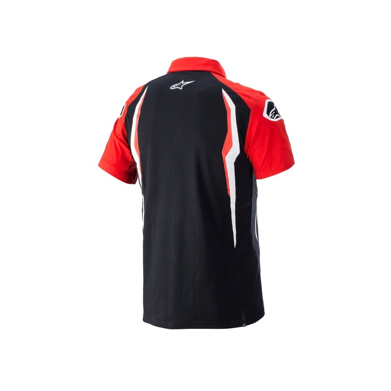 Polotrøje Alpinestars Honda rød og sort