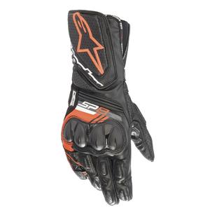 Motorcykelhandsker Alpinestars SP-8 sort-fluoro rød