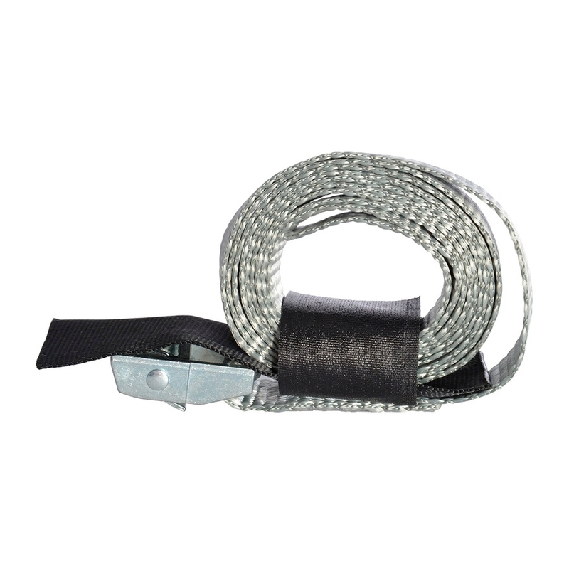 Oxford Cam Straps Justerbare stropper med velcro i den løse ende, grå