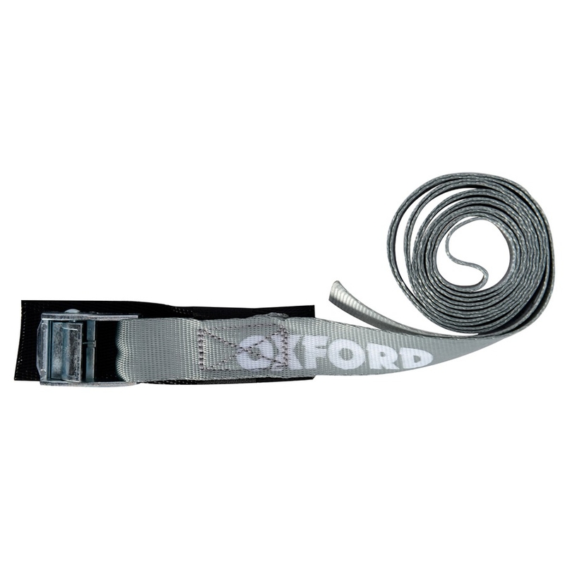 Oxford Cam Straps Justerbare stropper med velcro i den løse ende, grå