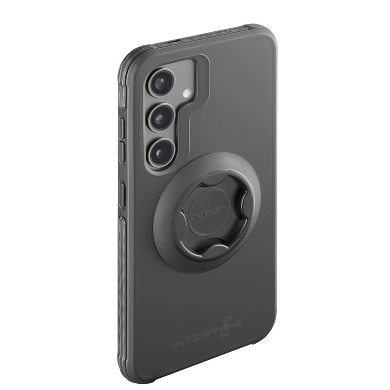 Beskyttelsescover Interphone QUIKLOX Tetraforce til Samsung Galaxy S24 Ultra sort