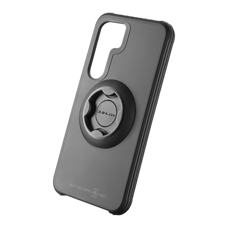 Beskyttelsescover Interphone QUIKLOX Tetraforce til Samsung Galaxy S24 Plus sort