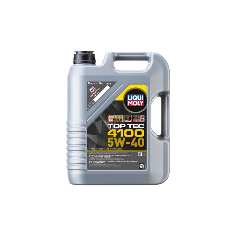 LIQUI MOLY Top Tec 4100 5W-40 5 l syntetisk motorolie