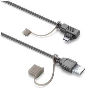 Strømkabel til Interphone Ridesync USB-C/USB-A