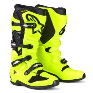 Alpinestars Tech 7 motorcykelstøvler fluo gul-sort