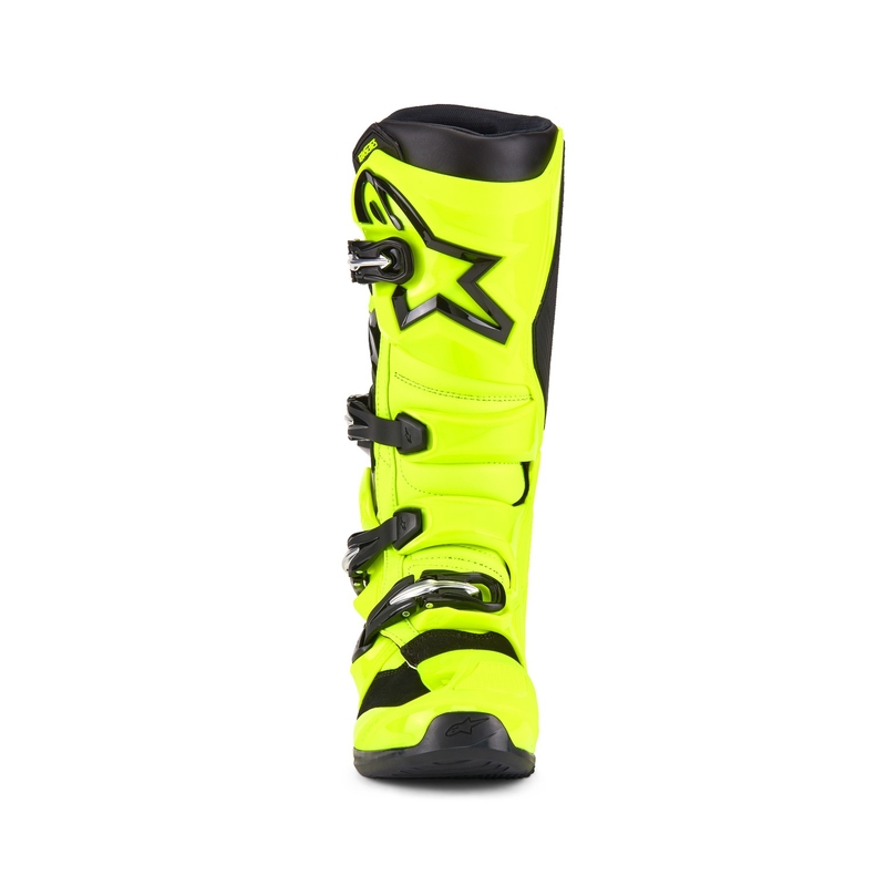 Alpinestars Tech 7 motorcykelstøvler fluo gul-sort