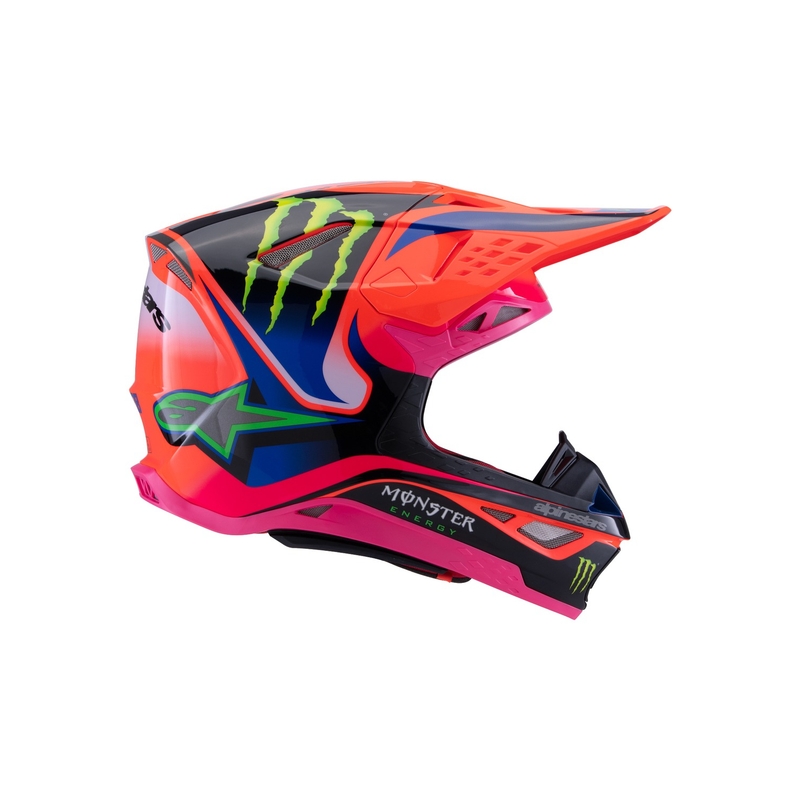 Alpinestars Supertech S-M10 HAIDEN DEEGAN edition motocrosshjelm fluo orange-lilla-pink-grøn