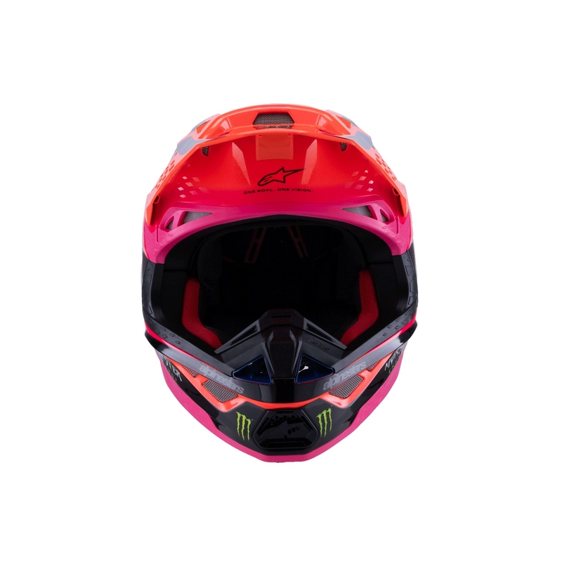 Alpinestars Supertech S-M10 HAIDEN DEEGAN edition motocrosshjelm fluo orange-lilla-pink-grøn