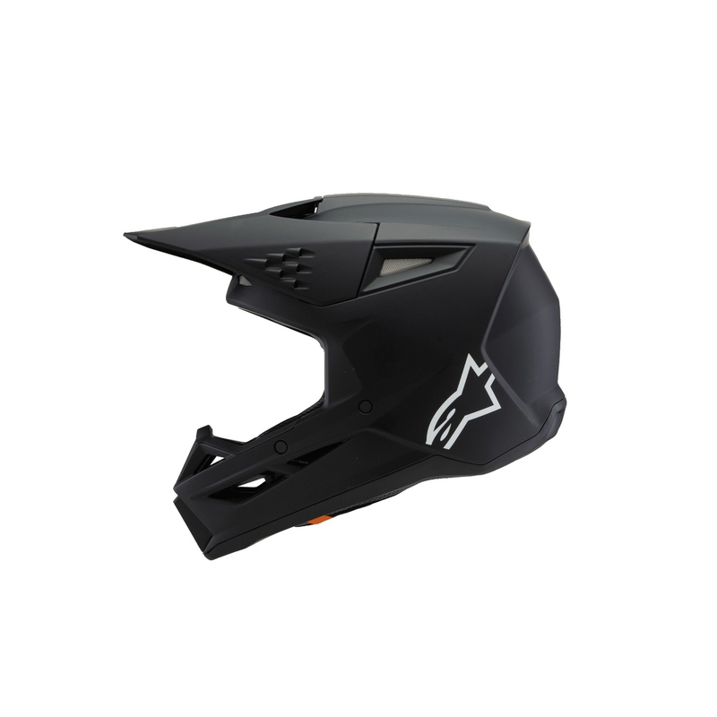 Alpinestars S-M3 Solid Børne Motocross Hjelm Mat Sort