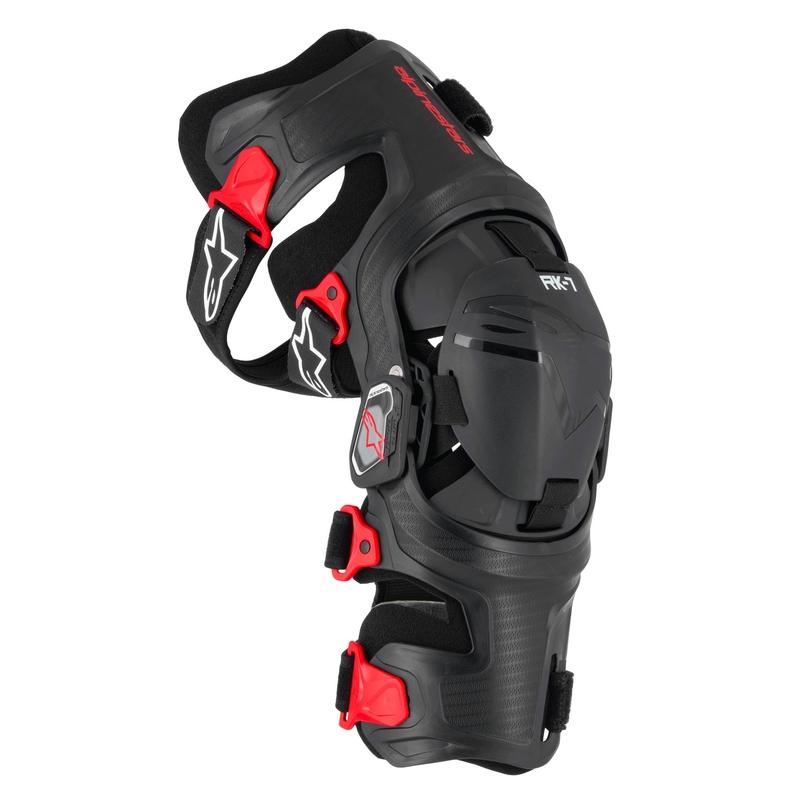 Knæskinner Alpinestars RK-7 Plasma sort-rød 2025