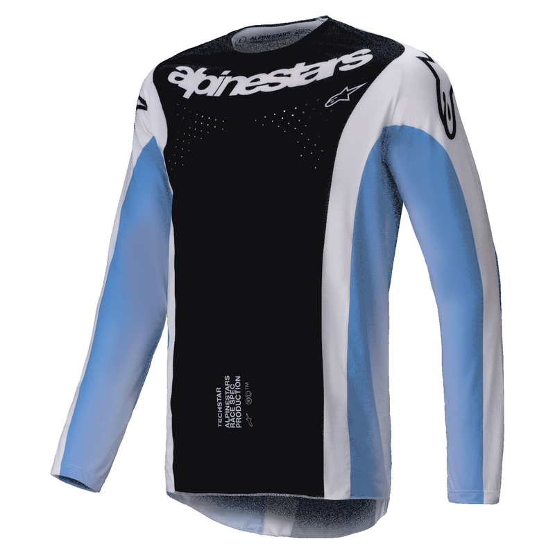 Alpinestars Techstar Melt motocrosstrøje sort og blå