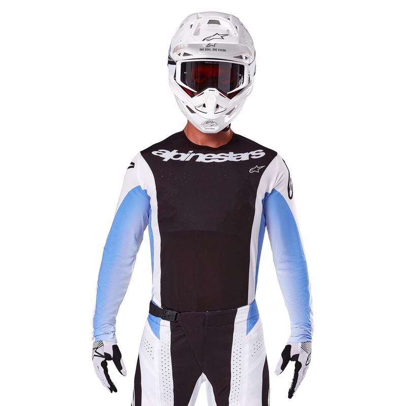 Alpinestars Techstar Melt motocrosstrøje sort og blå