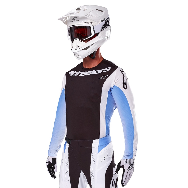 Alpinestars Techstar Melt motocrosstrøje sort og blå