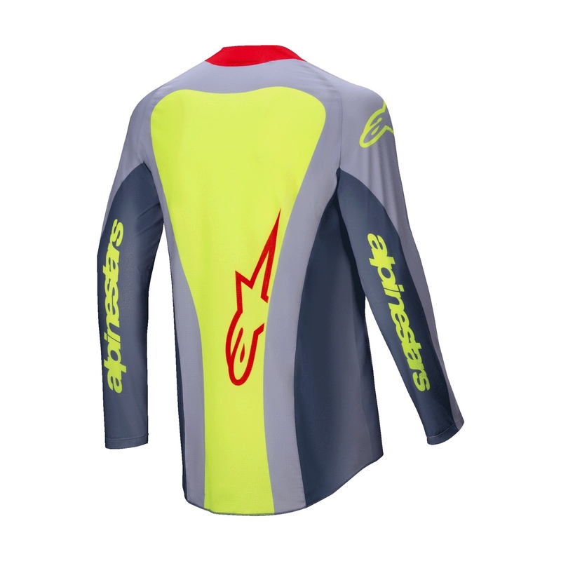 Alpinestars Techstar Melt motocrosstrøje rødgrå