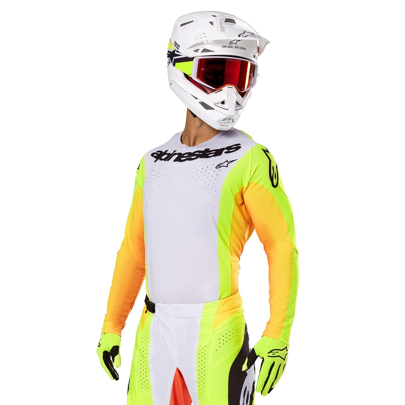 Alpinestars Techstar Melt Motocross Jersey gul og sort