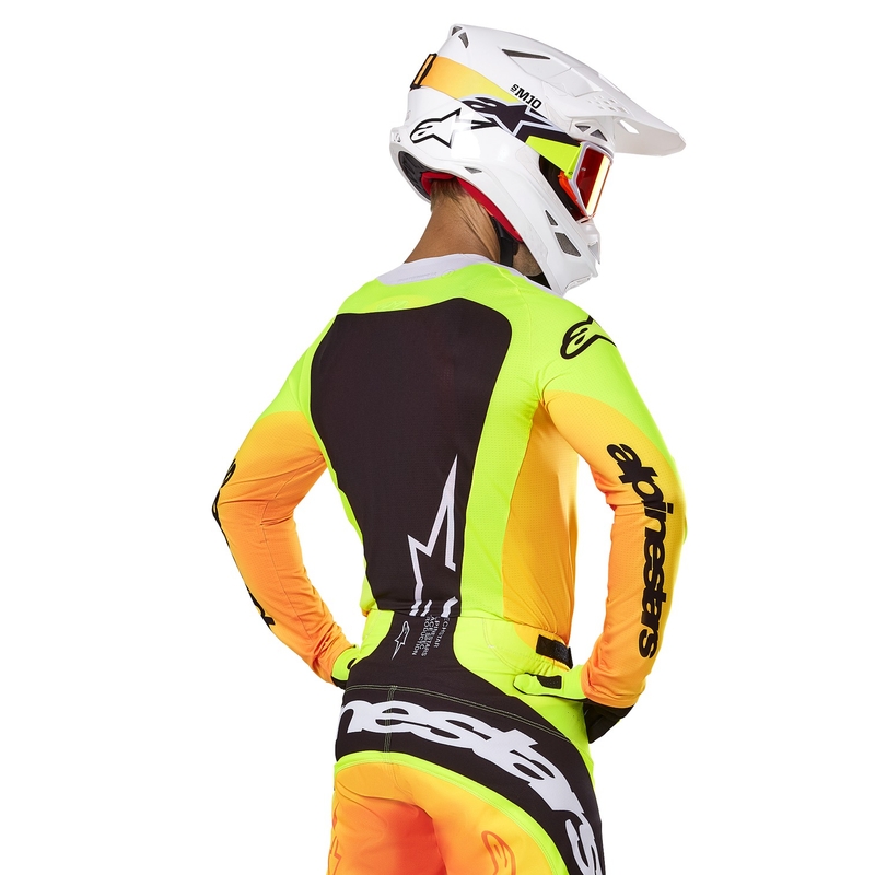 Alpinestars Techstar Melt Motocross Jersey gul og sort