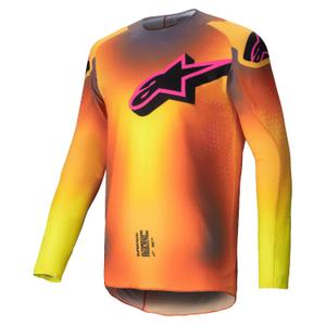 Motocrosstrøje Alpinestars Supertech Lipan gul-pink