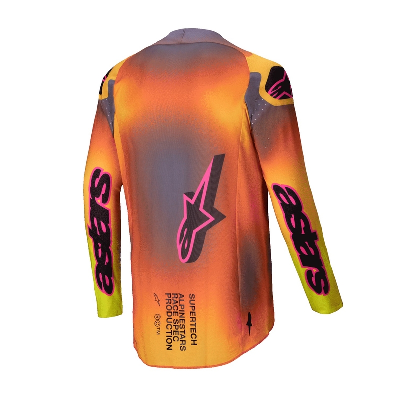 Motocrosstrøje Alpinestars Supertech Lipan gul-pink