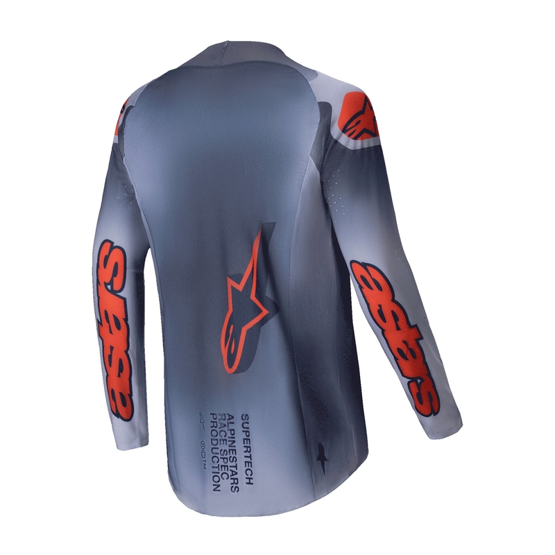 Alpinestars Supertech Lipan grå-fluo-orange motocrosstrøje