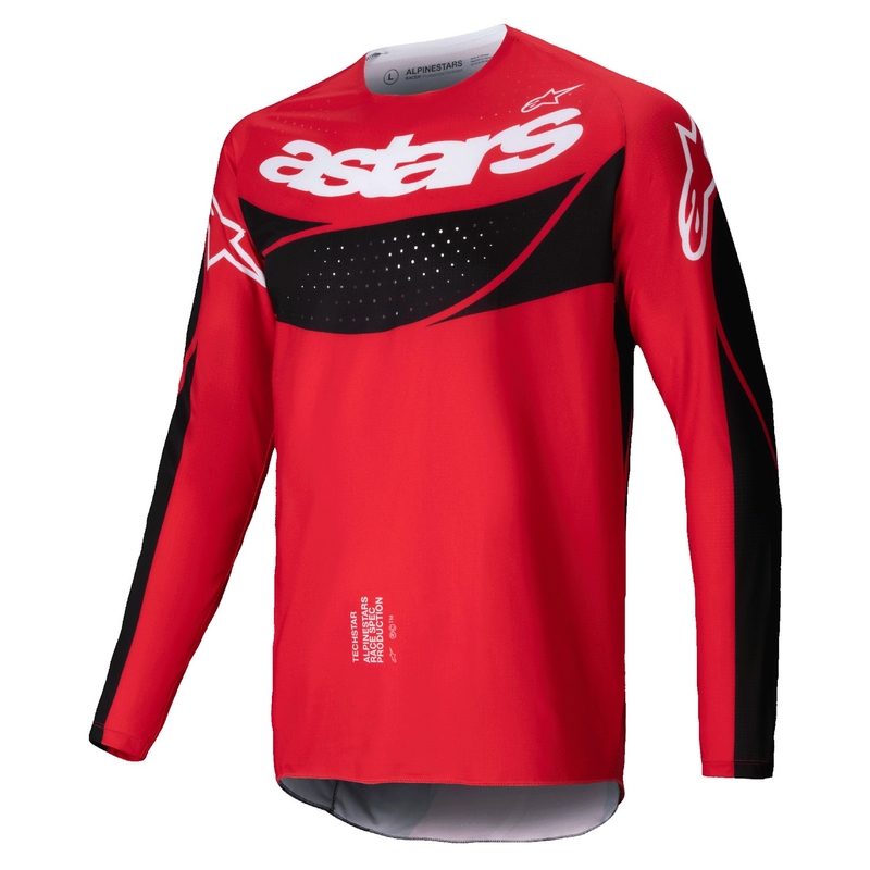 Alpinestars Techstar Dreem motocrosstrøje rød og sort