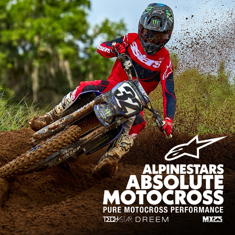 Alpinestars Techstar Dreem motocrosstrøje rød og sort