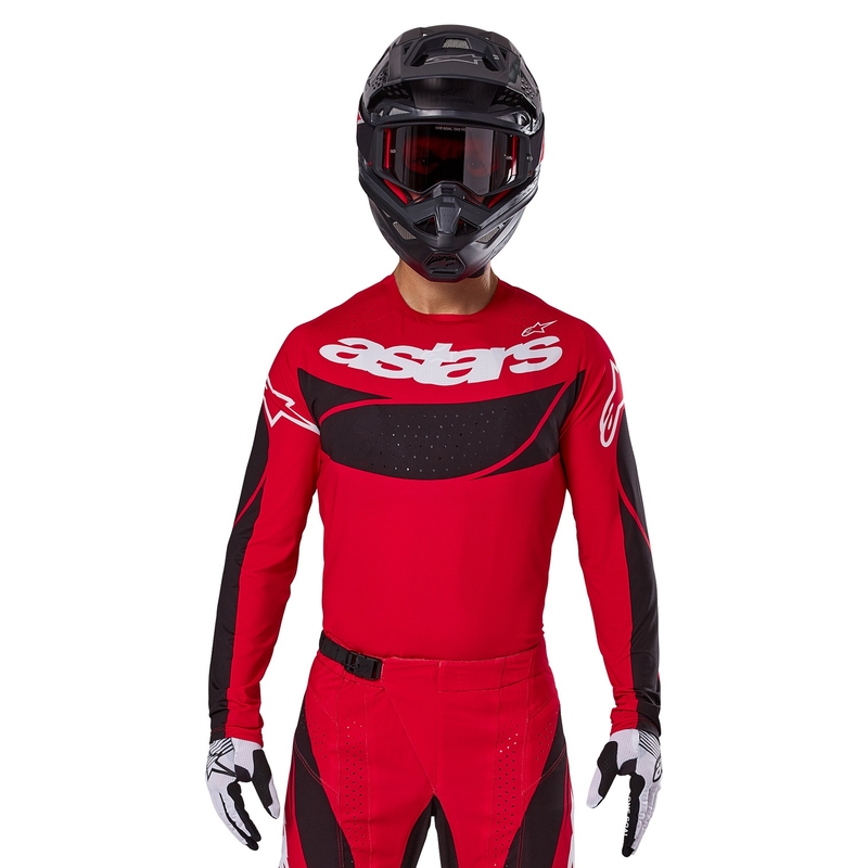 Alpinestars Techstar Dreem motocrosstrøje rød og sort