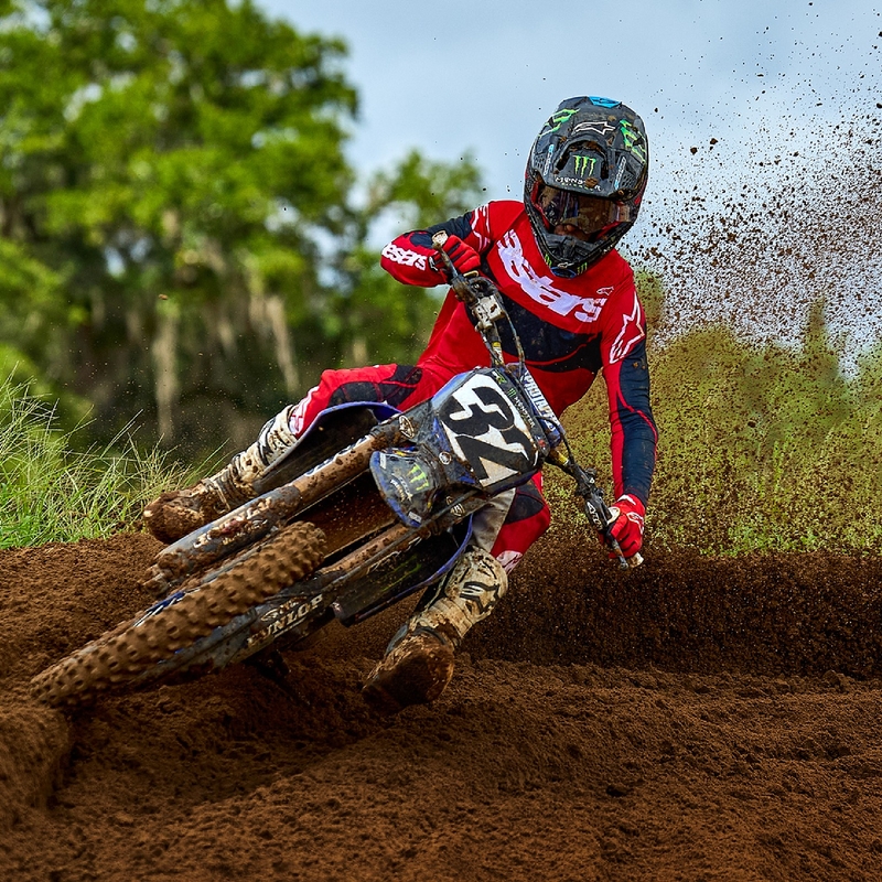 Alpinestars Techstar Dreem motocrosstrøje rød og sort