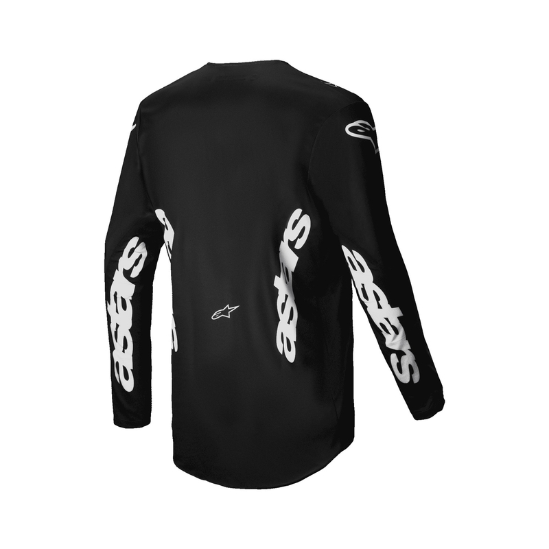 Alpinestars Racer Graphite motocrosstrøje sort og grå