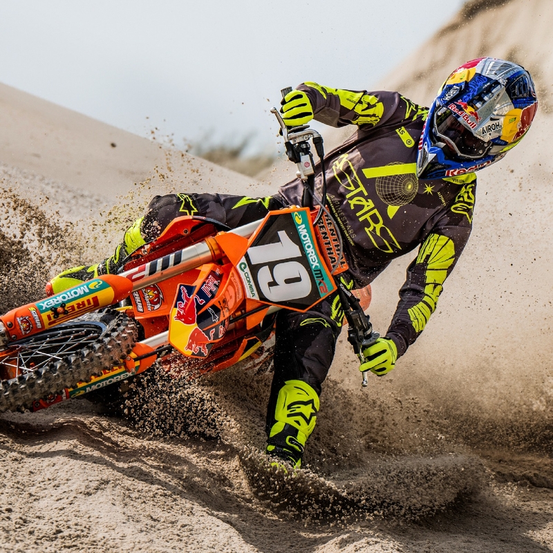 Alpinestars Racer Hollow mørk camo-fluogul motocrosstrøje