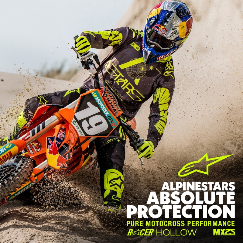Alpinestars Racer Hollow mørk camo-fluogul motocrosstrøje