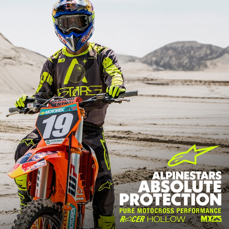 Alpinestars Racer Hollow mørk camo-fluogul motocrosstrøje