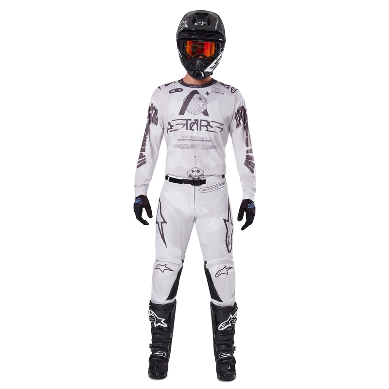 Alpinestars Racer Hollow motocross-trøje lys camo-brun